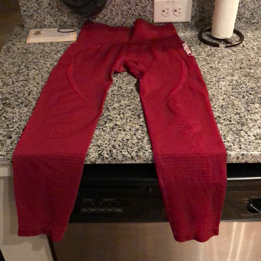 Gymshark Seamless Leggings in Beet Marl